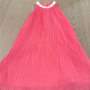 Janie and Jack Coral Pleated Dress